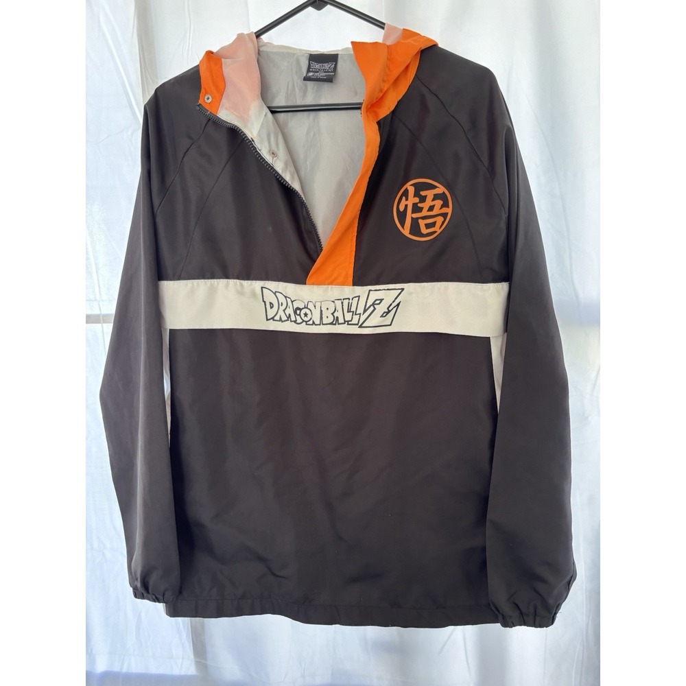 Dragon Ball Z Lightweight Pullover Hoodie Windbreaker Size M
